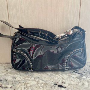 VINTAGE Black Stitch Burberry Shoulder Bag